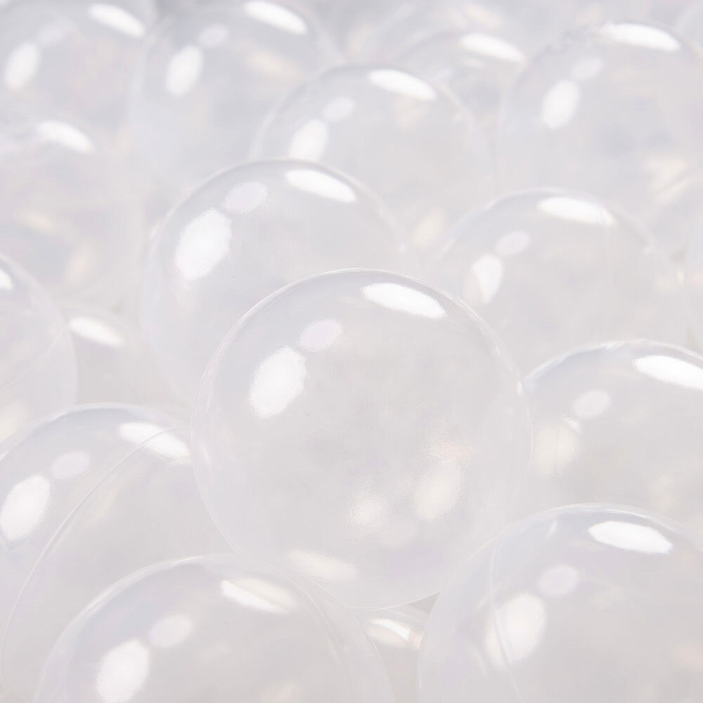 Кульки для сухих басейнів прозорі 8см