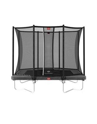 Батут BERG Ultim Favorit Regular 280 Grey + захисна сітка Safety Net Comfort