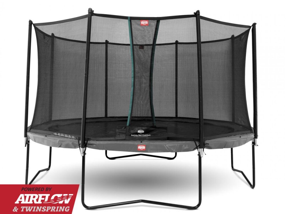 Батут BERG Champion Grey 430 + сітка Safety Net Comfort (35.44.23.01 + 35.74.14.03)