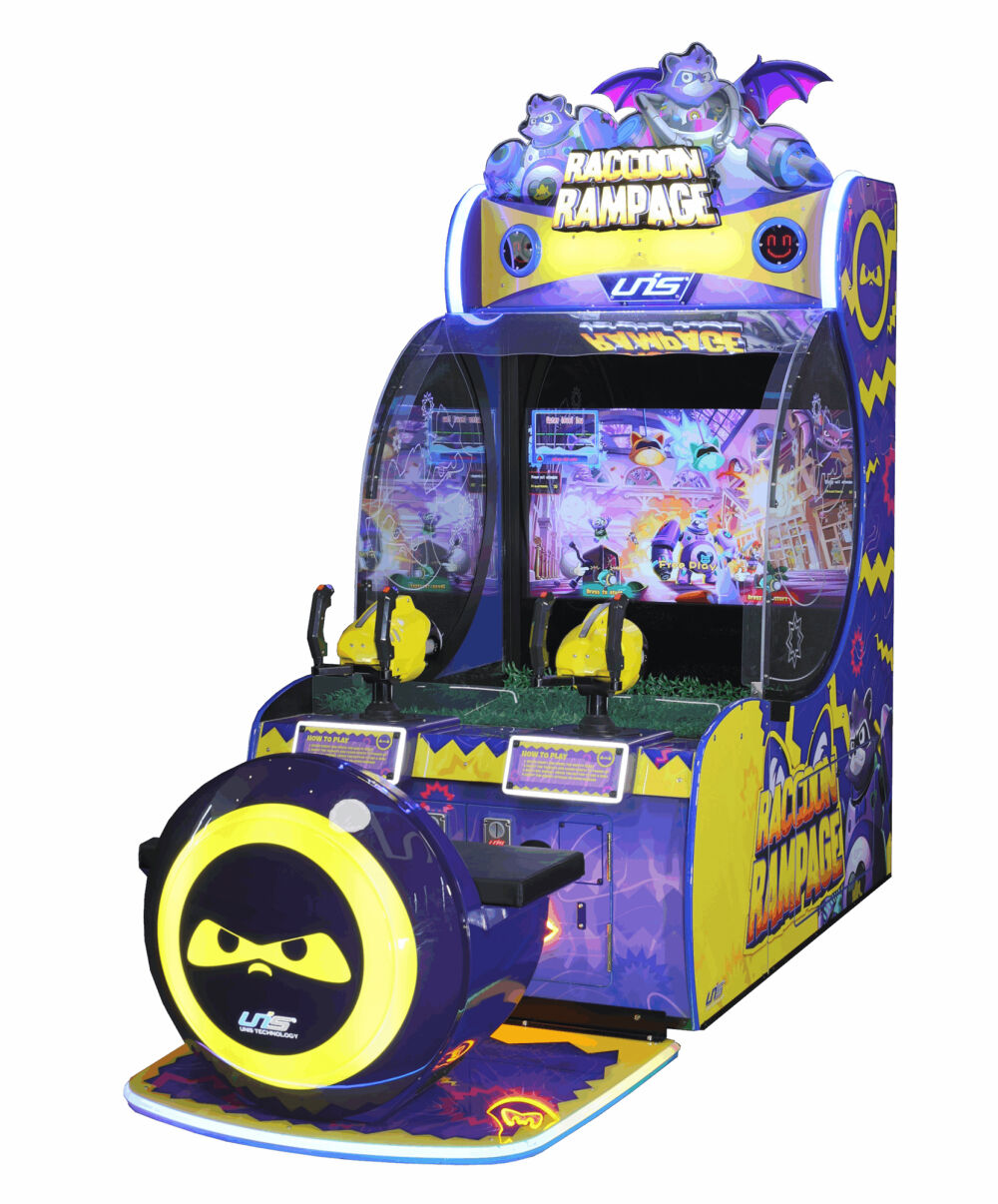 Raccoon Rampage 2P — аркадна водна shooting-гра