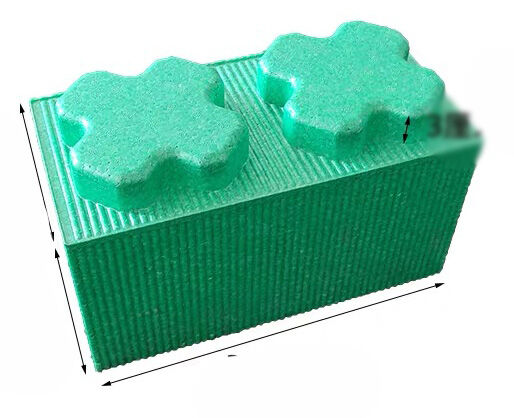 Конструктор Лего пінопластовий Зелений