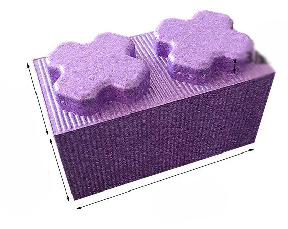 Конструктор Лего пінопластовий Фіолетовий