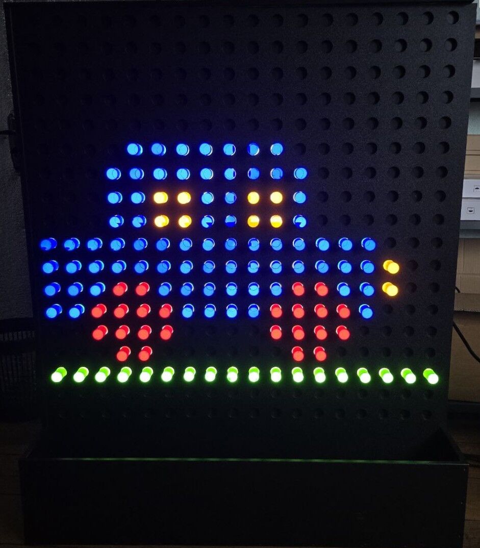 Піксельна LED дошка Pegboard 125х125 см