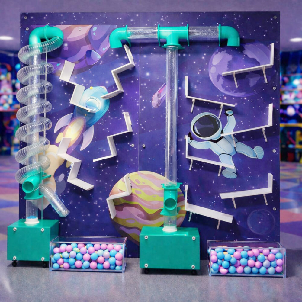 Пневмолабіринт 2,4х2,4м Бізі борд Космос