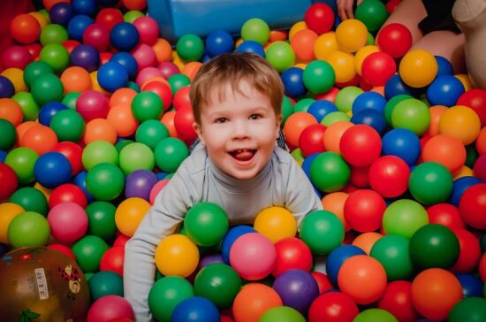 Шарики для сухих бассейнов разноцветные 8см — фото 5