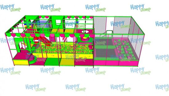 Комплексний лабіринт Новий 8 х 4 х 2,7 м — фото 6