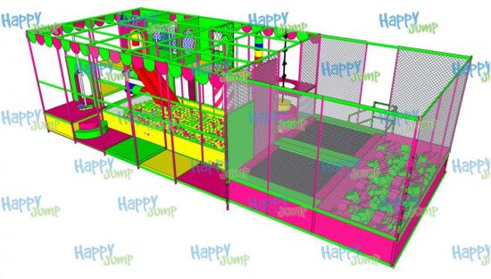 Комплексний лабіринт Новий 8 х 4 х 2,7 м — фото 7