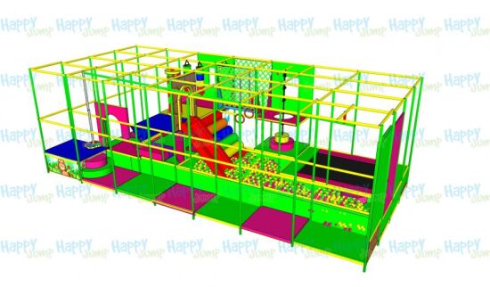 Лабиринт Радуга 7 х 4 х 3 м — фото 8