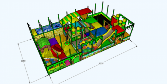 ЛАБІРИНТ МЕГА АМАЗОНІЯ 2в1 9,2 х 6,05 х 3,5м — фото 3
