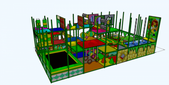 ЛАБІРИНТ МЕГА АМАЗОНІЯ 2в1 9,2 х 6,05 х 3,5м — фото 5