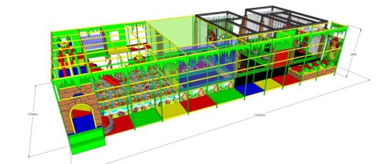 Комплексний лабіринт Бабізяна 11,6 х 6,7 х 2,8 м — фото 2