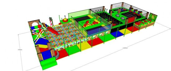 Комплексний лабіринт Бабізяна 11,6 х 6,7 х 2,8 м — фото 5