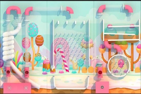 Бізі борд пневмо лабіринт 4,8 х 2,45 м — фото 1