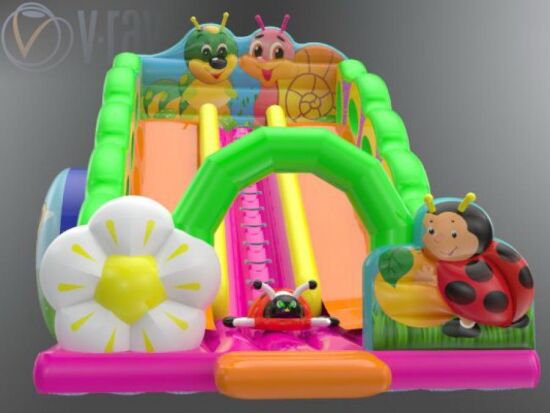 Надувна гірка Букашки — фото 3
