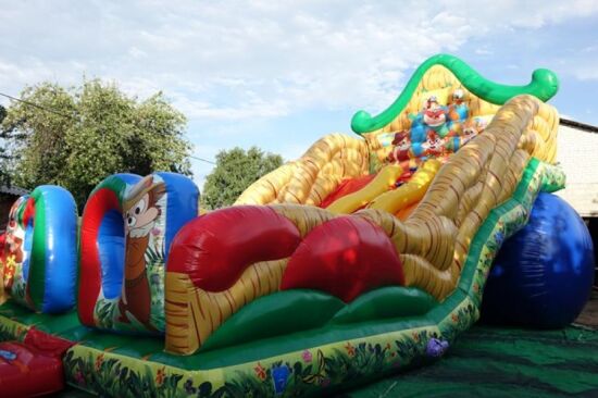Надувна гірка Бурундуки — фото 4