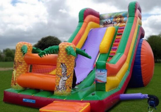 Надувна гірка Веселий острів — фото 3