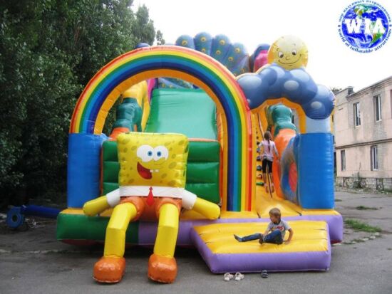 Надувная горка Весельчак — фото 2