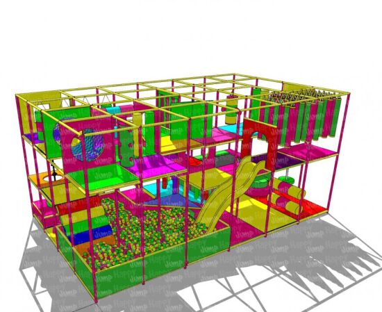 Вуличний лабіринт Квітка-семицвітка 6 х 4 х 4 м — фото 5