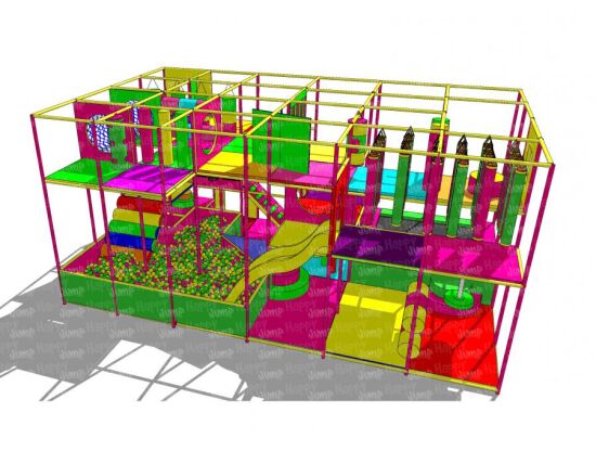 Вуличний лабіринт Квітка-семицвітка 6 х 4 х 4 м — фото 6