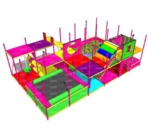 Вуличний лабіринт Квітка-семицвітка 6 х 4 х 4 м — фото 7