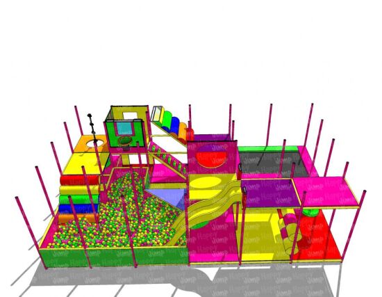 Вуличний лабіринт Квітка-семицвітка 6 х 4 х 4 м — фото 8