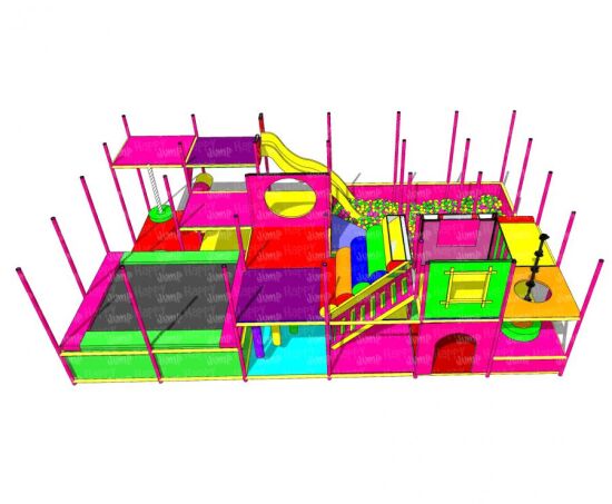 Вуличний лабіринт Квітка-семицвітка 6 х 4 х 4 м — фото 9