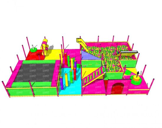 Вуличний лабіринт Квітка-семицвітка 6 х 4 х 4 м — фото 10