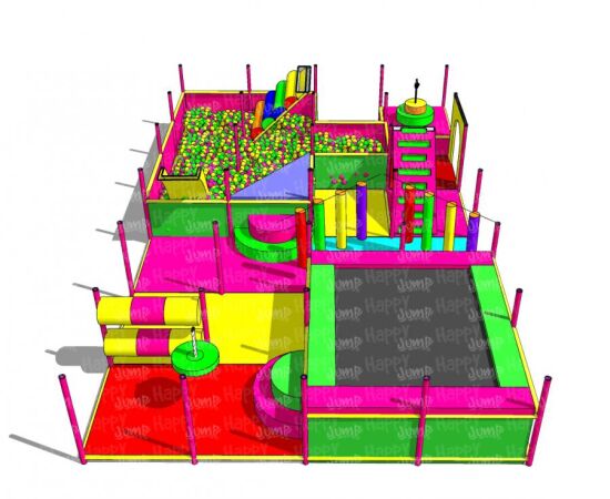 Вуличний лабіринт Квітка-семицвітка 6 х 4 х 4 м — фото 11