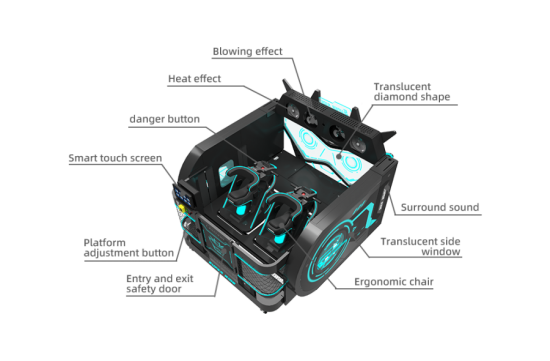 Атракціон віртуальної реальності VR Super Ride — фото 2