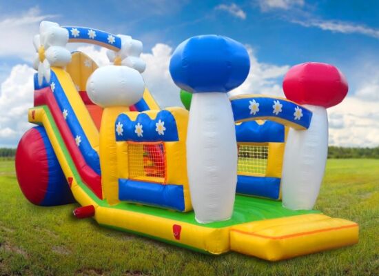 Надувная горка Ромашка — фото 1