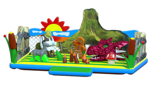 Надувний батут Шрек — фото 4