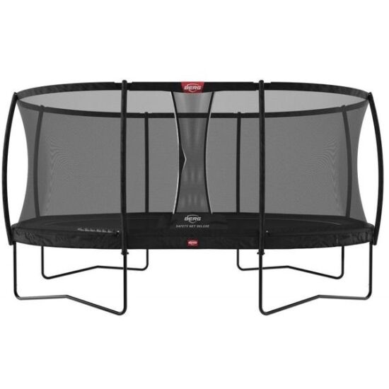 Батут BERG Grand Champion Regular 520 Black + Safety Net Deluxe (30.35.15.40+30.99.15.40+35.72.63.02) — фото 1