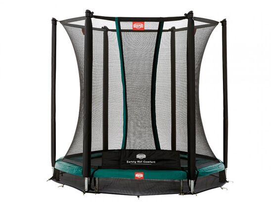 Батут BERG InGround Talent Green 180 + захисна сітка Safety Net Comfort — фото 1