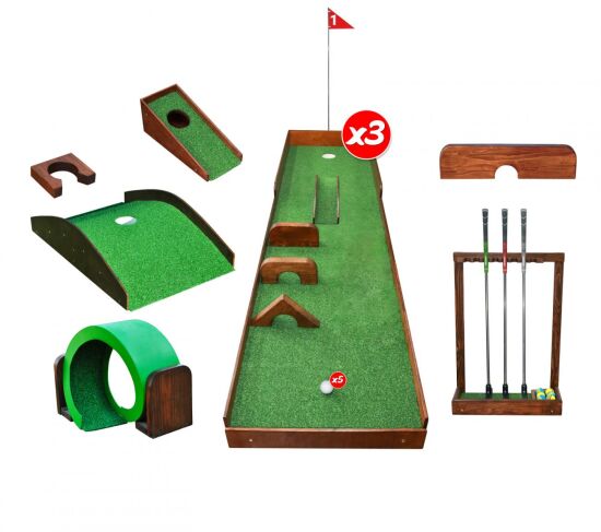 Набір для міні-гольфа «STAR» на 3-ри доріжки — фото 1