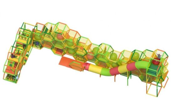 Дитячий ігровий Лабіринт Соти з гіркою та басейном — фото 2