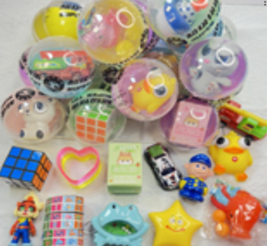 Фігурка-сюрприз у капсулі Economy Color 100 мм (напівпрозора) — фото 1