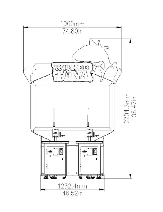 Wicked Tuna 2P — аркадна fishing ticket-гра — фото 3