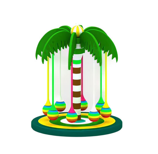 М’яка дитяча карусель «Palm Tree Swing Carousel» — фото 1