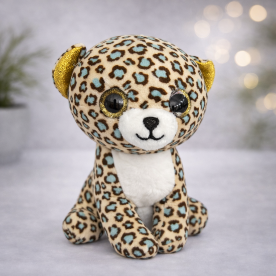 М’яка іграшка “Великоокий леопард” 7 дюймів — фото 2