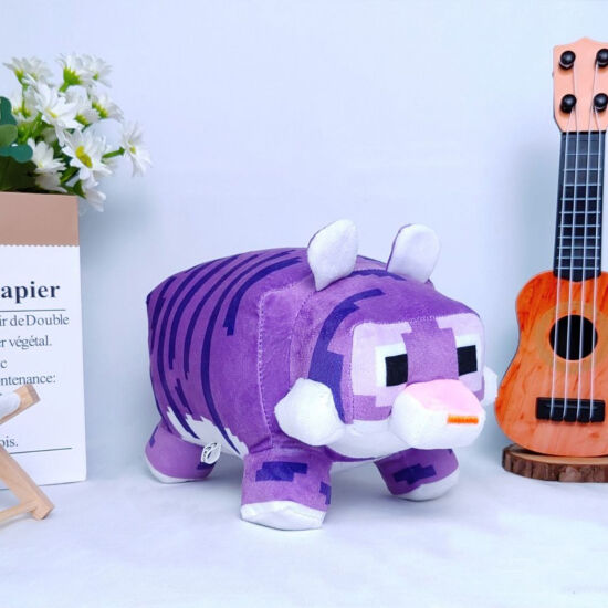 М’яка іграшка “Тигр Майнкрафт” 8 дюймів — фото 1