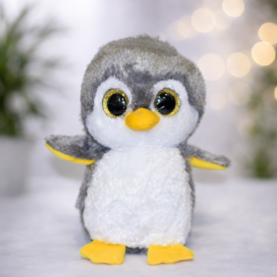 Сірий великоокий птах 8 дюймів — фото 1