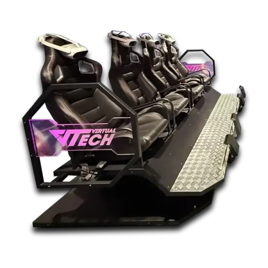 Sphere 4VR Чотирьохмісна динамічна платформа Симулятор американських Гірок — фото 1