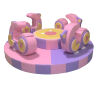 М’яка сенсорна карусель для дитячих ігрових кімнат — фото 3